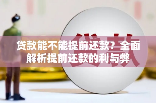 太保贷款能不能提前还款？全面解析提前还款的利与弊