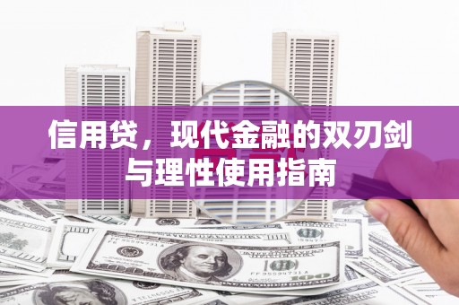 陆丰信用贷，现代金融的双刃剑与理性使用指南