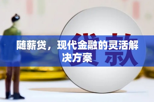 武进随薪贷，现代金融的灵活解决方案