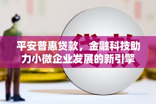 路环岛平安普惠贷款，金融科技助力小微企业发展的新引擎