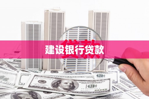 惠城建设银行贷款