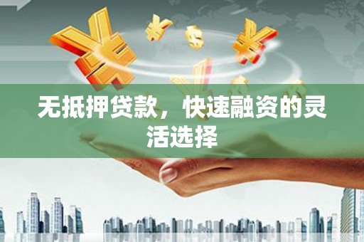 海安无抵押贷款，快速融资的灵活选择