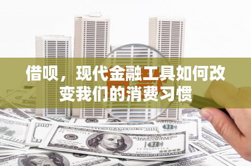 北市借呗，现代金融工具如何改变我们的消费习惯