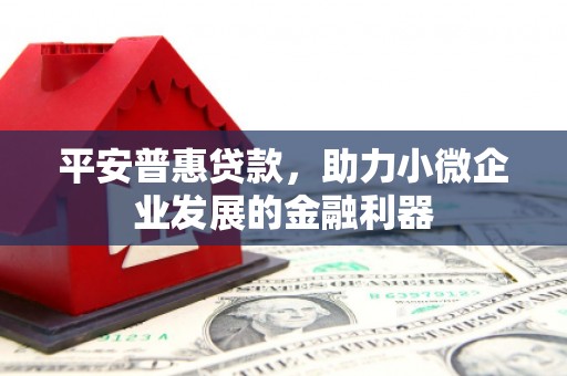 雾峰平安普惠贷款，助力小微企业发展的金融利器