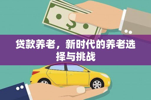 瀍河贷款养老，新时代的养老选择与挑战