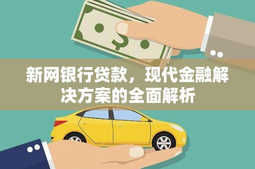 大溪新网银行贷款，现代金融解决方案的全面解析