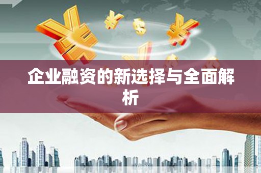 石门企业融资的新选择与全面解析